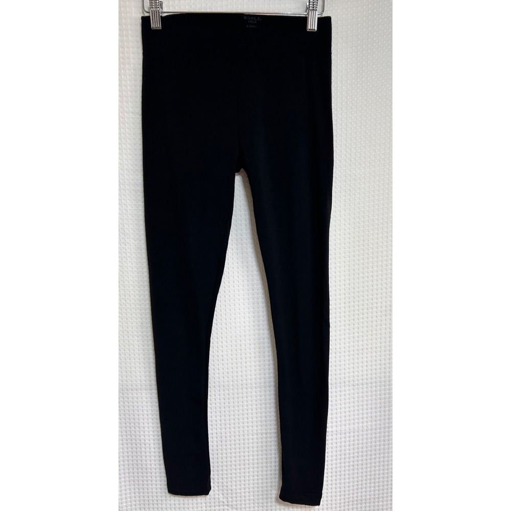 WoolX Women's Size XS Black Stella Merino Wool Blend Leggings b6 - Picture 9 of 9
